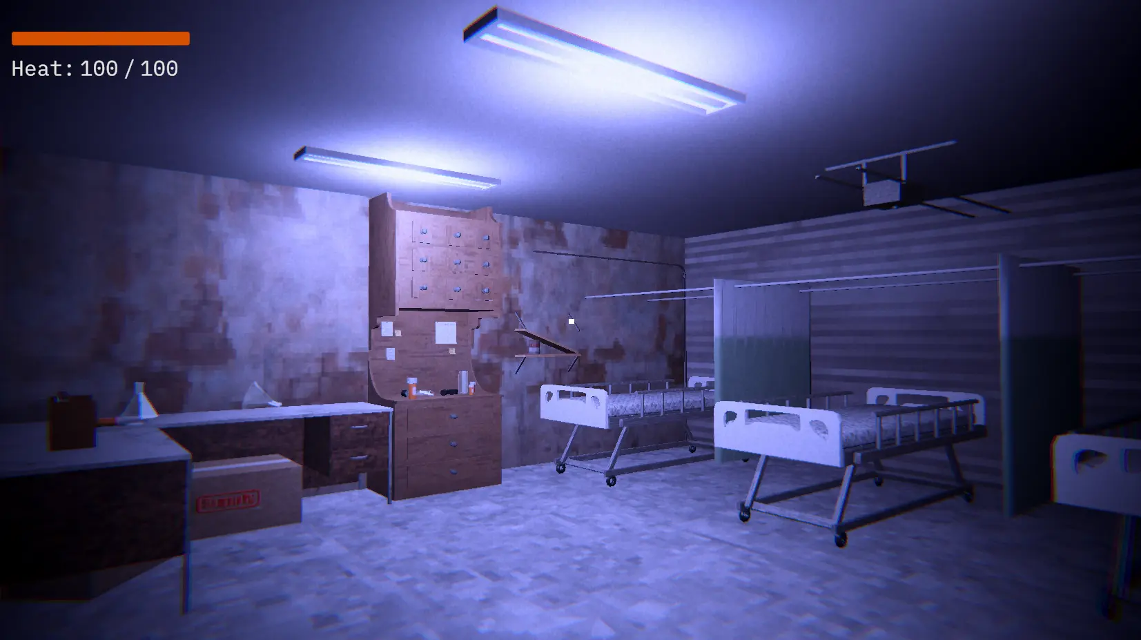 Render Texture off, native resolution. The Clinic